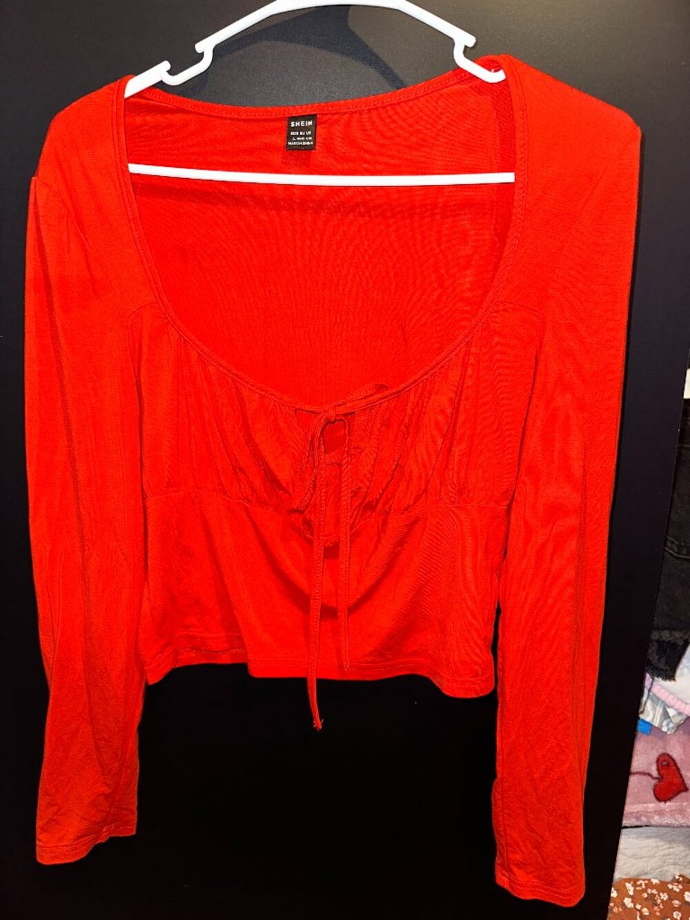 Never Worn Bright Red Long Sleeve in Size Large